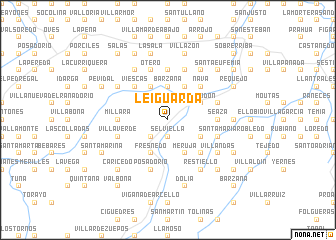 map of Leiguarda