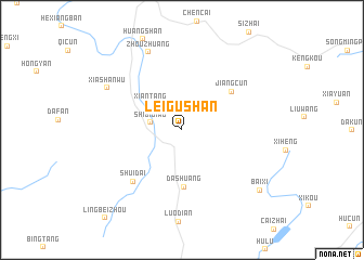 map of Leigushan