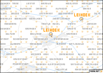 map of Leihoek