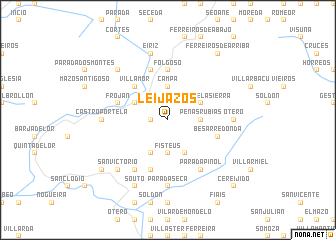 map of Leijazós