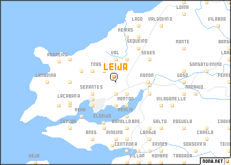 map of Leija
