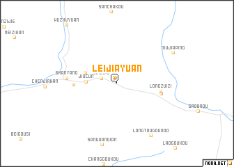 map of Leijiayuan