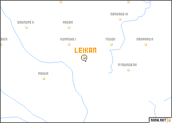 map of Leikan