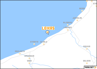 map of Leikas