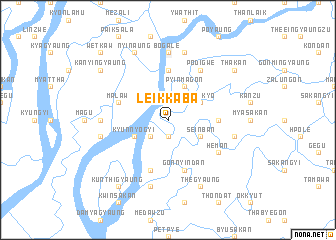 map of Leikkaba