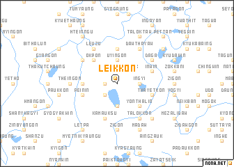 map of Leikkon