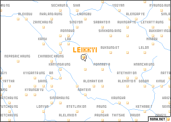map of Leikkyi