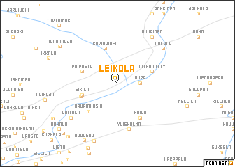 map of Leikola