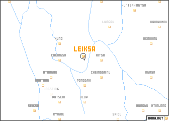 map of Leiksa