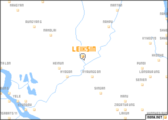 map of Leiksin