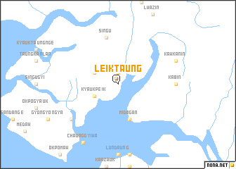 map of Leiktaung