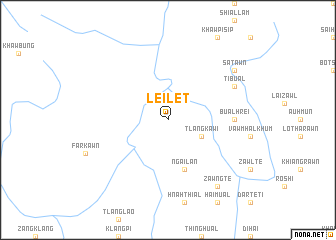 map of Leilet