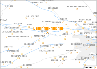 map of Léim an Bhradáin