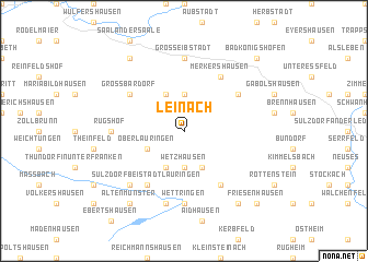 map of Leinach