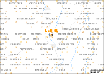 map of Leinau