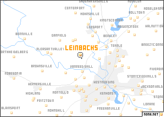 map of Leinbachs