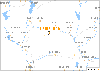 map of Leineland
