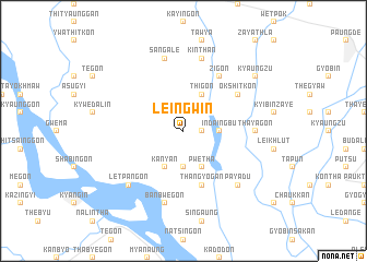 map of Leingwin