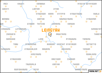 map of Leingyaw