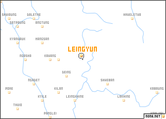 map of Leingyun