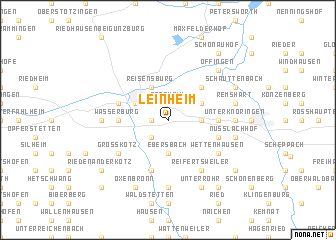 map of Leinheim