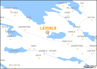 map of Leiniälä