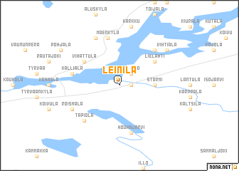 map of Leinilä