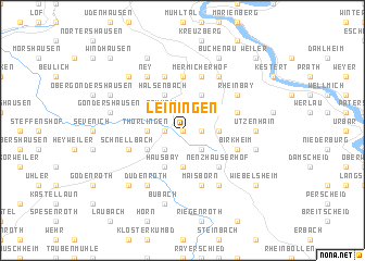 map of Leiningen