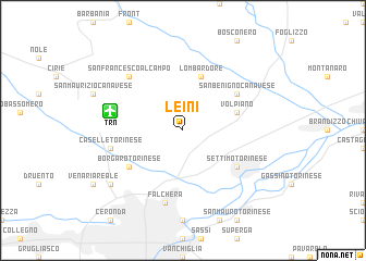 map of Leinì