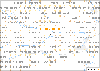 map of Leinroden