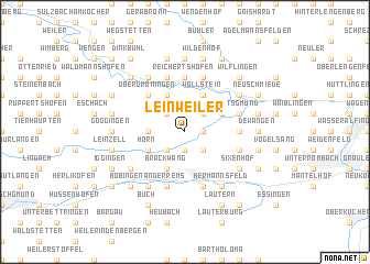 map of Leinweiler