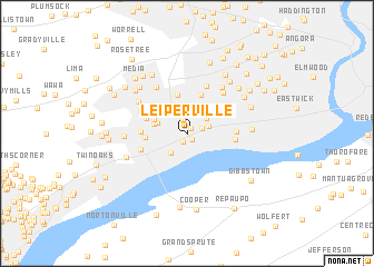 map of Leiperville