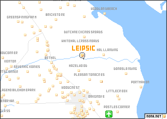 map of Leipsic