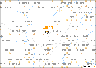 map of Leira