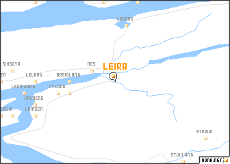 map of Leira