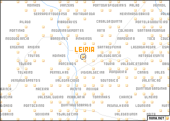 map of Leiria