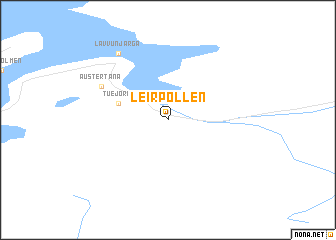 map of Leirpollen