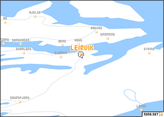 map of Leirvik