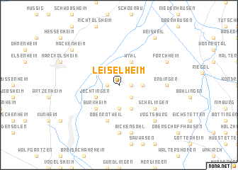 map of Leiselheim