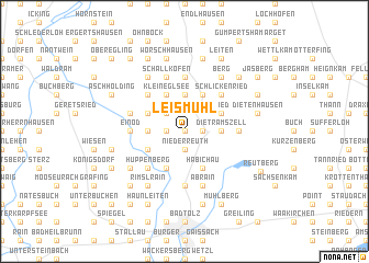 map of Leismühl