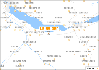 map of Leissigen