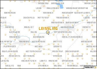 map of Leißling