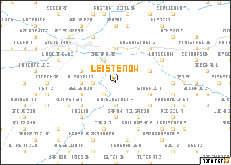 map of Leistenow