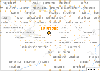 map of Leistrup