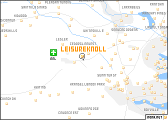 map of Leisure Knoll