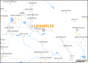 map of Leisure Lee