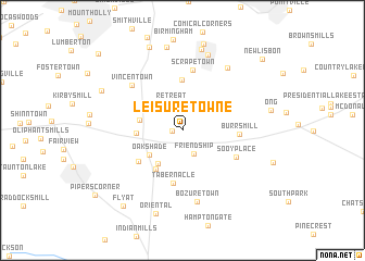 map of Leisuretowne