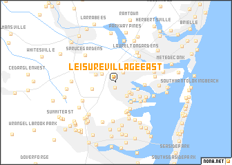 map of Leisure Village East