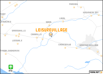 map of Leisure Village