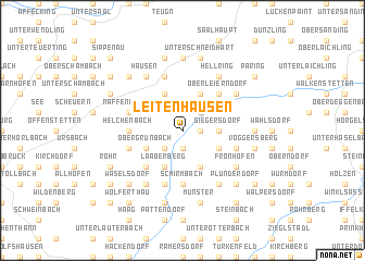 map of Leitenhausen